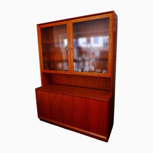 Danish Teak Sideboard with Showcase by Christian Linneberg for Odder, Denmark