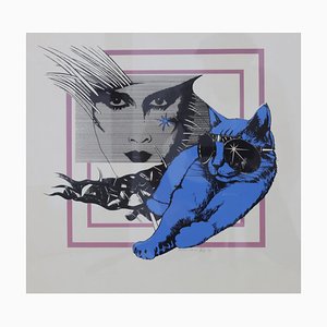 Horst Linhart, Composition, 1983, Art Print, Framed