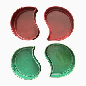 Ceramic Pockets from Val Dor Gien, Set of 4