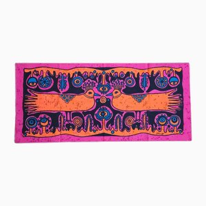 Deutscher Mid-Century Pop Art Wandbehang mit Siebdruck von Traute Sänger, 1970er