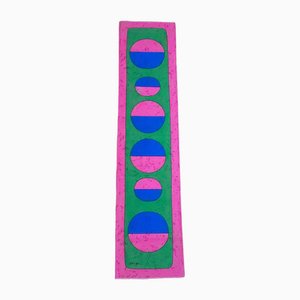 Mid-Century German Pop Art Screen Printed Wall Hanging by Traute Sänger, 1970s