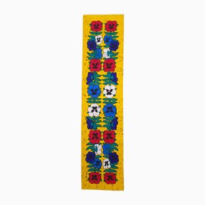 Mid-Century German Pop Art Screen Printed Wall Hanging by Traute Sänger, 1970s