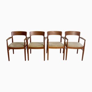 Armchairs by Henning Kjaernulf for KS Mobler, Denmark, 1960s, Set of 4