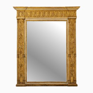 Large 19th Century Italian Giltwood Mirror
