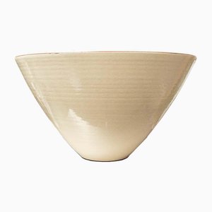 Minimalist Glazed Ceramic Decorative Bowl, Netherlands, 1970s