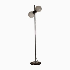 Adjustable Floor Lamp in Steel and Glass from Zonca, 1970s