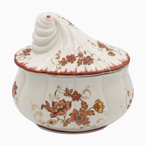 Vintage Porcelain Candy Dish by Albert Laurent for Couleuvre, 1940s
