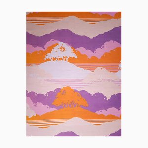 Mid-Century Hills of Home Vorhang aus Stoff von Jack Lenor Larsen, 1971