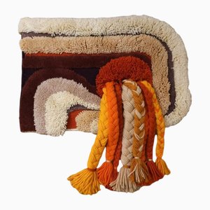 Mid-Century Modern German Wool Wall Tapestry, 1970s