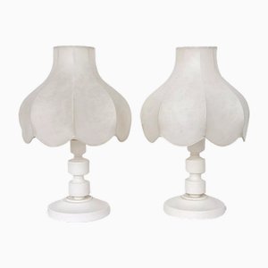 Vintage German Cocoon Bedside Table, 1970s, Set of 2