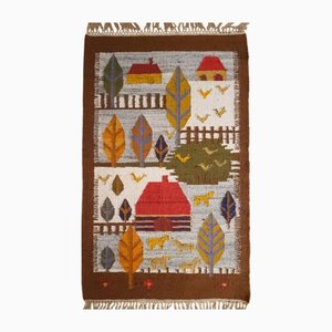 Tapestry in Wool by J. Banaszkiewicz, 1970s