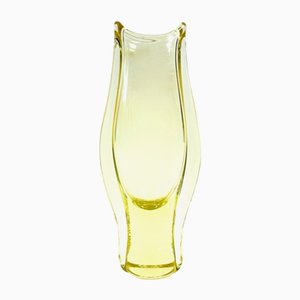 Vaso artistico in vetro di Miloslav Klinger per Železný Brod, anni '60