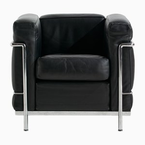 LC2 Armchair by Le Corbusier, Pierre Jeanneret and Charlotte Perriand for Cassina