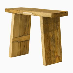 Tabouret Rustique Vintage en Orme