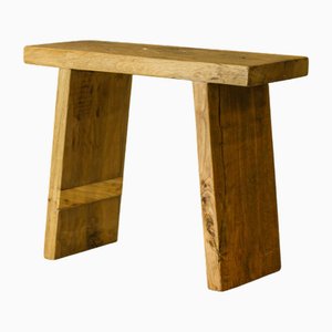 Tabouret Rustique Vintage en Orme