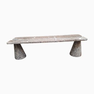 Gray Marble Mondragone Eros Coffee Table by Angelo Mangiarotti for Skipper, 1960s