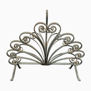 Wrought Iron Wood or Newspaper Holder