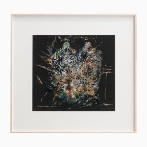 Jan Burssens, Composition, 1960, Huile sur Panneau