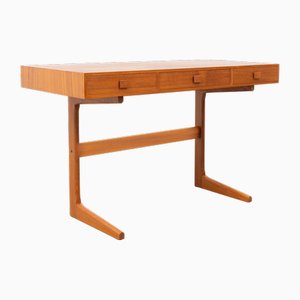 Scrivania in teak di Georg Petersen per Georg Petersens Møbelfabrik, anni '60