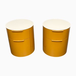 Conga Round Bedside Tables by Thomas Althaus for Schönbuch, Germany, 2010s, Set of 2