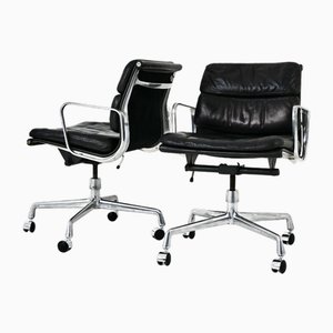 Sedie Soft Pad di Charles & Ray Eames per Ring Mobelfabrikk Norway, anni '70, set di 2