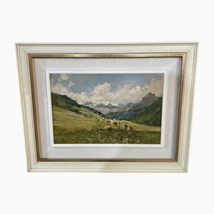 Cesare Gheduzzi, Paesaggio, anni '20-'40, Olio su tavola