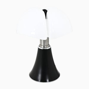 Lampada da tavolo Pipistrello nera di Gae Aulenti per Martinelli Luce, anni '60