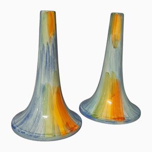 Moderne Italienische Keramikvasen von Marini, 1992, 2er Set