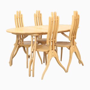 Dining Table and Chairs, Set of 5