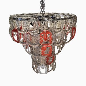 Murano Chandelier attributed to Angelo Mangiarotti, 1970s