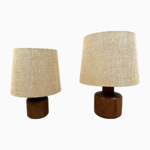 Teak Tischlampen von Bestform, 1960er, 2er Set