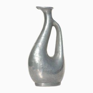 Jarrón Art Déco de estaño de Antonio Mazzucco, años 30