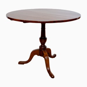 Georgian Circular Oak Tripod Dining Table, 1780s