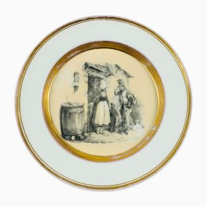 Decorative Plate in Hand Painted Porcelain from KPM Berlin, Germany, 1800s