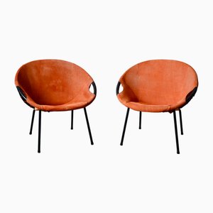Fauteuils Ballon Scandinaves de Lusch & Co., 1960s, Set de 2
