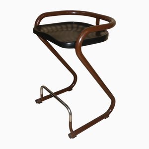 Bar Stool S70-3 by Börge Lindau & Bo Lindekrantz for Lammhults, 1984