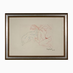 Antonietta Raphaël, Moderne Komposition, 1970er, Signierte Lithographie
