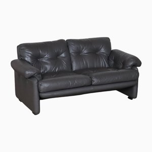Coronado Sofa in Leather by Tobia Scarpa for B&B Italia, 1980s