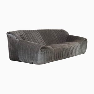 Sandra 3-Sitzer Sofa aus Samt von Annie Hieronimus für Cinna, Frankreich, 1970er