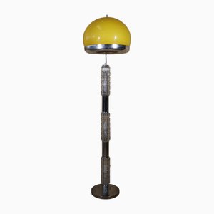 Lampada da terra in vetro di Richard Essig, anni '70