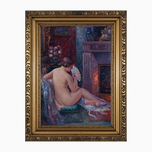 S. Bogdanovics, Nude, 1927, Oil on Board