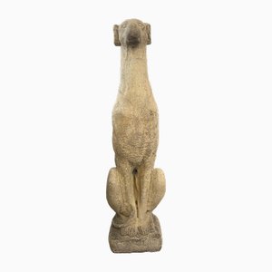 Italienischer Windhund aus Stein, 1920er-1940er