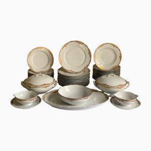 French Dinnerware by Bernardaud Limoges, 1965, Set of 42
