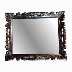 Miroir Mural en Bois Sculpté, 1890s