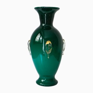 Mid-Century Vase in Murano Glass by Pino Signoretto, 1980s