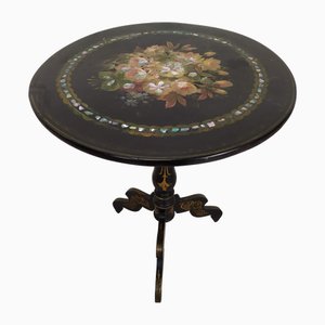 Napoleon III Flower Pedestal Table