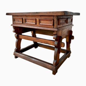 Vintage Pine Work Table, 1940s