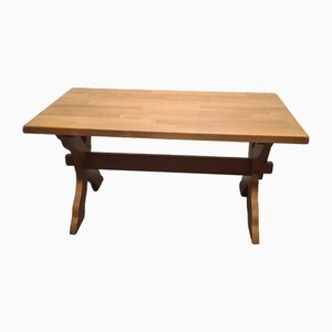 Mesa Monasterio holandesa de roble de Oisterwijk, años 80