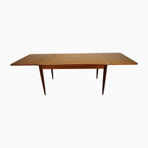 Tavolo vintage allungabile in teak, anni '60