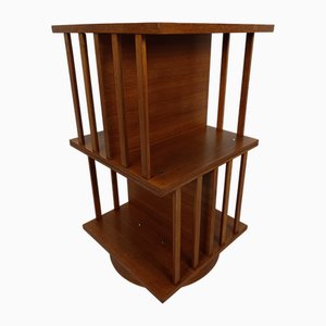 Scandinavian Teak Revolving Bookcase, 1960s